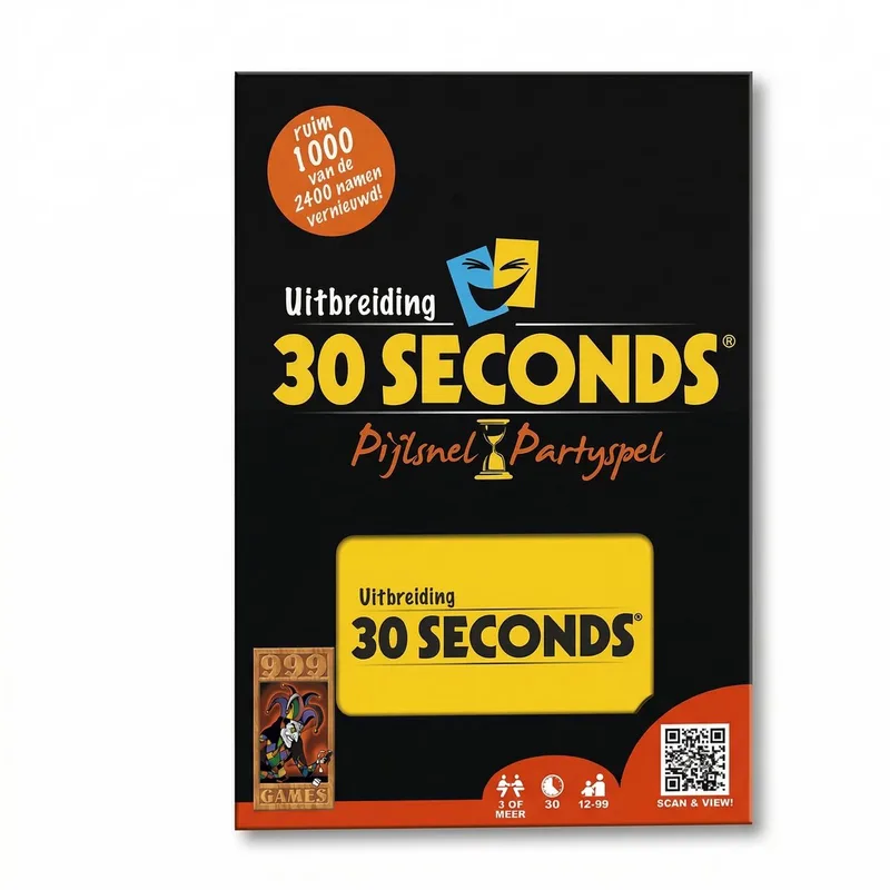 30 Seconds ® Uitbreiding Bordspel - Partyspel - Upgradeset met 240 kaarten fra 999 Games – æske
