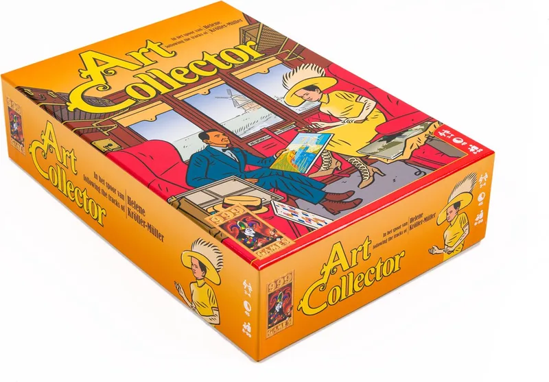 Art Collector - het spel - Kroller Muller - bordspel - kunst verzamelen - kunst spel de 999 Games – boîte