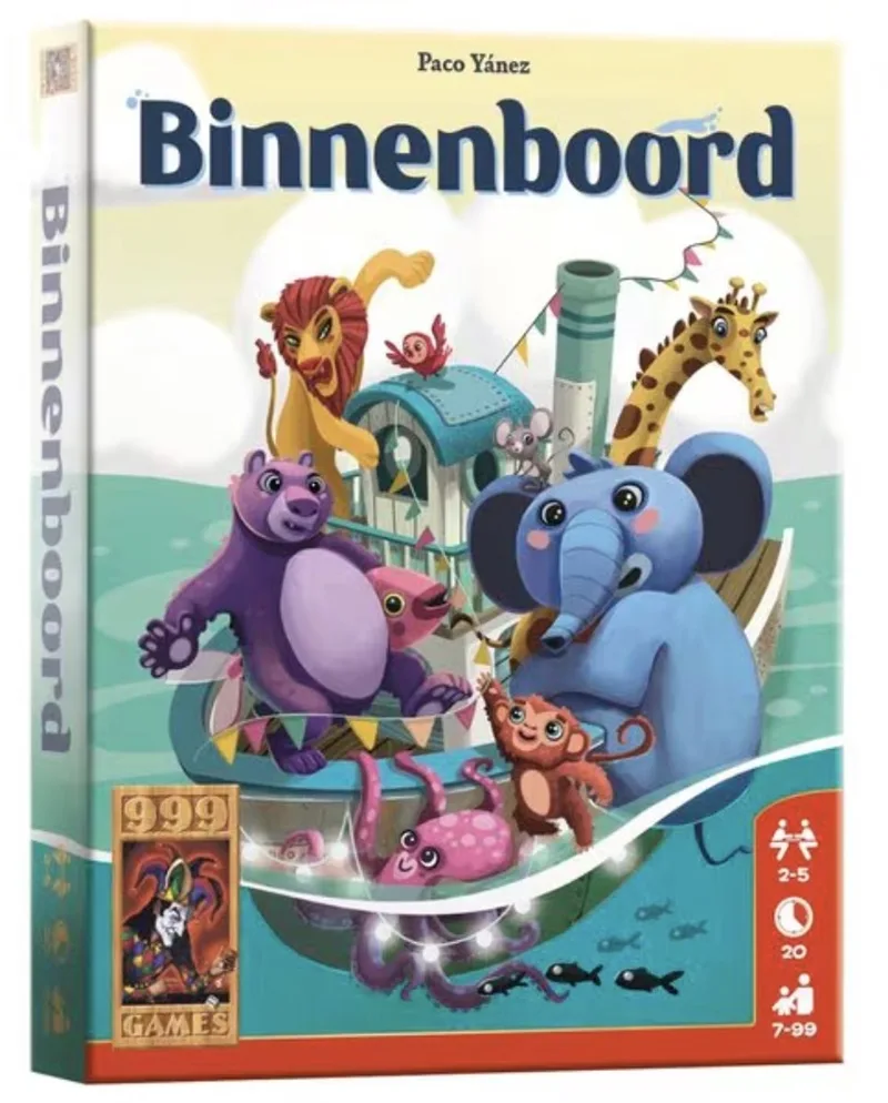 Binnenboord - Kaartspel van 999 Games – doos