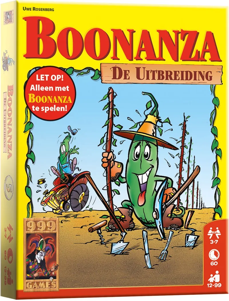 Boonanza: De Uitbreiding - Kaartspel de 999 Games – boîte