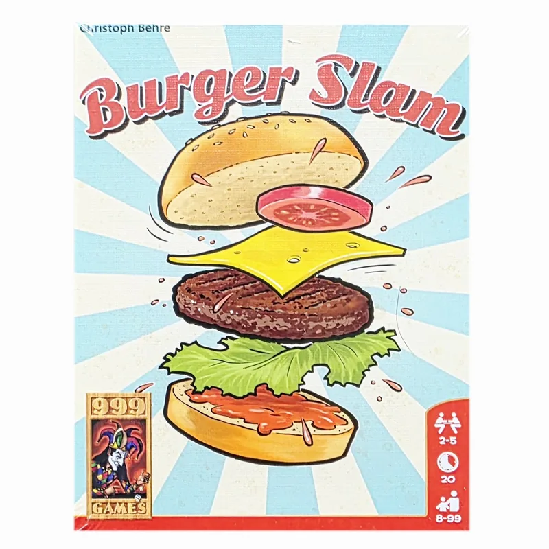 Burger Slam - Kaartspel - Geheugenspel from 999 Games – box