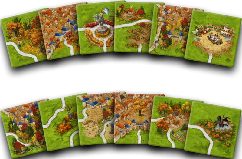 Carcassonne Mini Uitbreiding - 4 Seizoenen Herfst från 999 Games – kartong