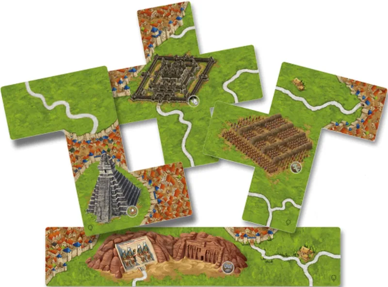 Carcassonne Mini Uitbreiding - Wonderen van de Mensheid II fra 999 Games – æske