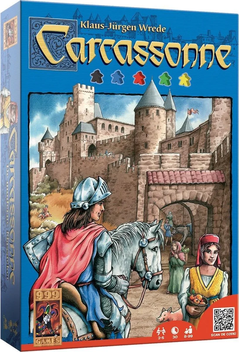 Carcassonne origineel Bordspel van 999 Games – doos