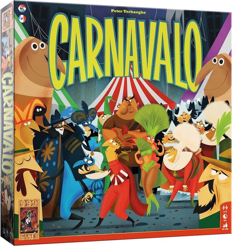 Carnavalo Bordspel from 999 Games – box