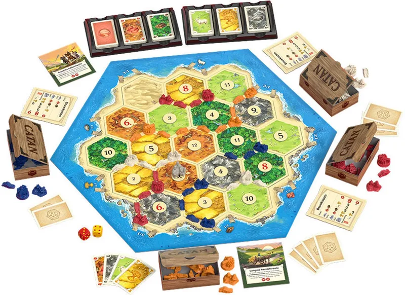 Catan Basisspel - Bordspel van 999 Games – doos