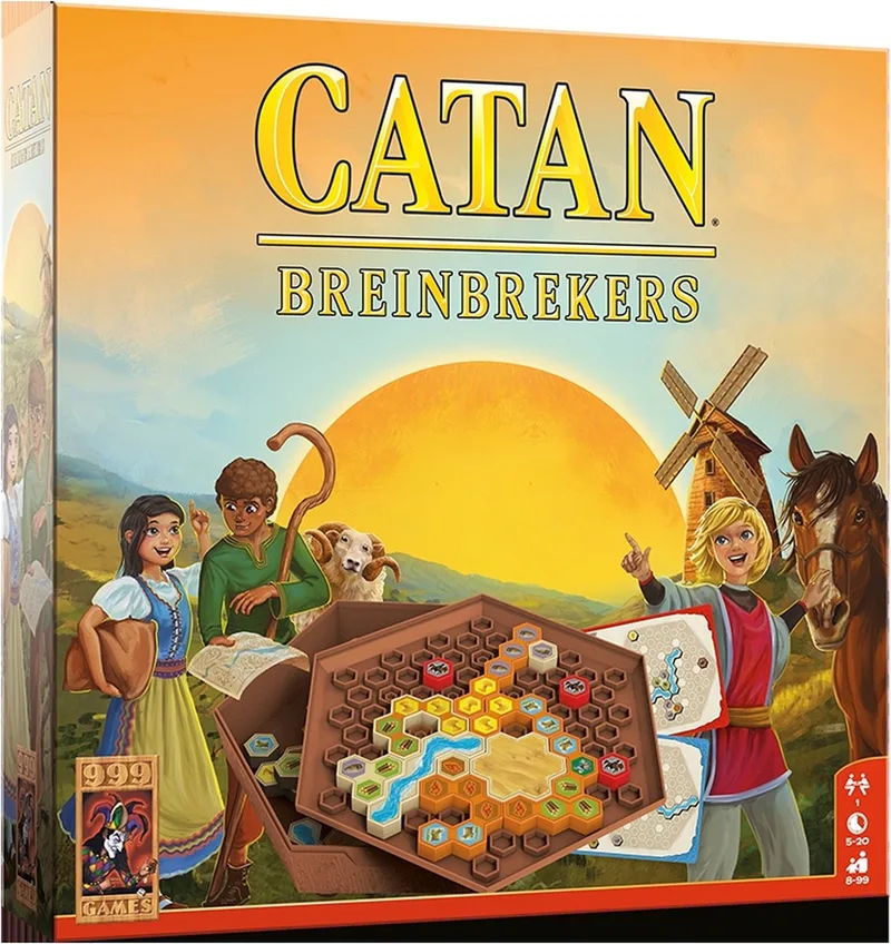 Catan: Breinbrekers Bordspel from 999 Games – box