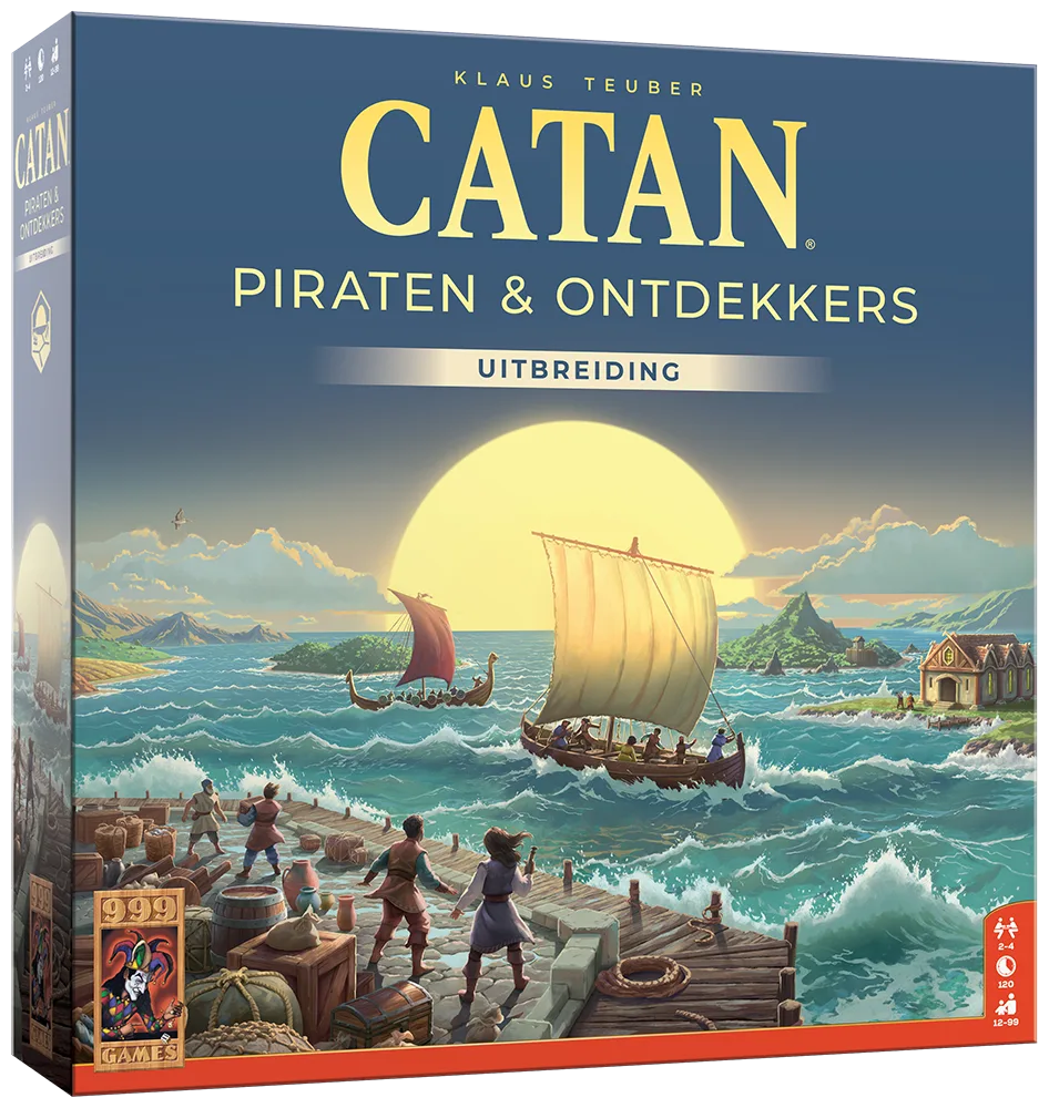Catan: Uitbreiding Piraten en Ontdekkers - Bordspel from 999 Games – box