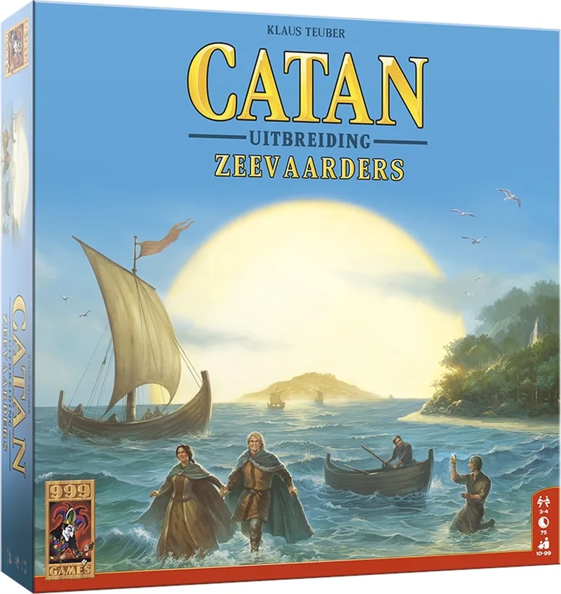 Catan: Uitbreiding Zeevaarders - Bordspel de 999 Games – boîte