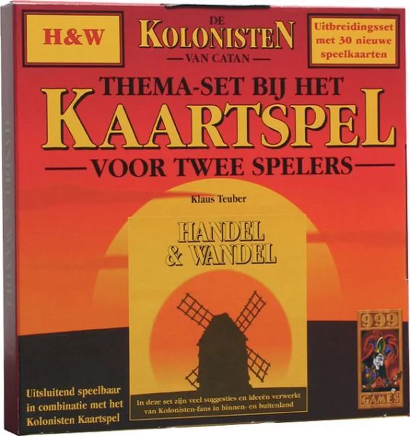 De Kolonisten van Catan: Het Kaartspel Handel & Wandel - Gezelschapsspel from 999 Games – box