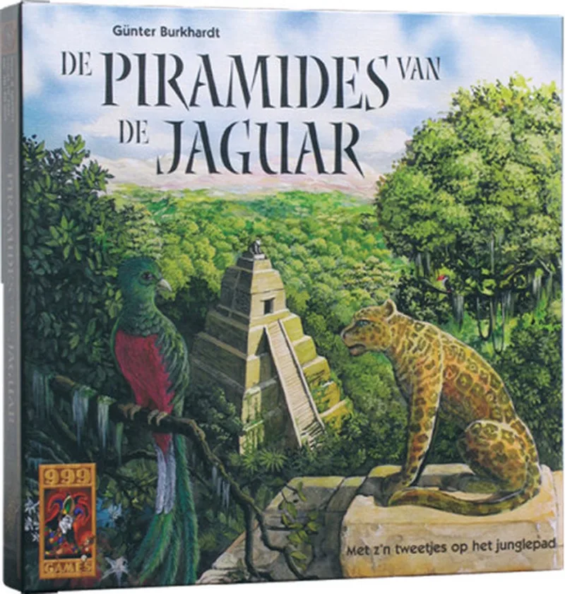 De Piramides van de Jaguar Bordspel from 999 Games – box