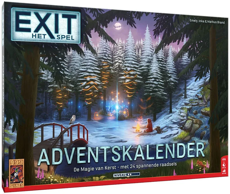 Exit Adventskalender: De Magie van Kerst - Breinbreker - Escape Room Spel from 999 Games – box