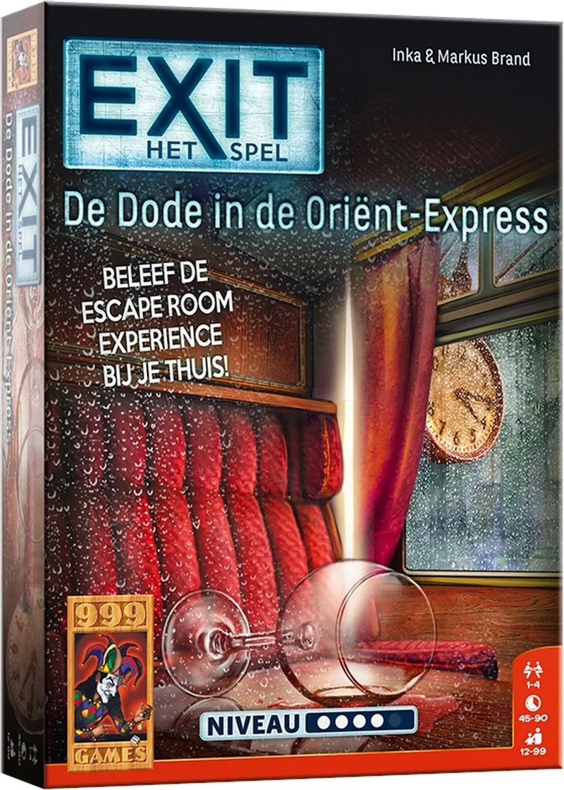 EXIT - De dode in de Orient Express - Breinbreker - Escape Room Spel from 999 Games – box