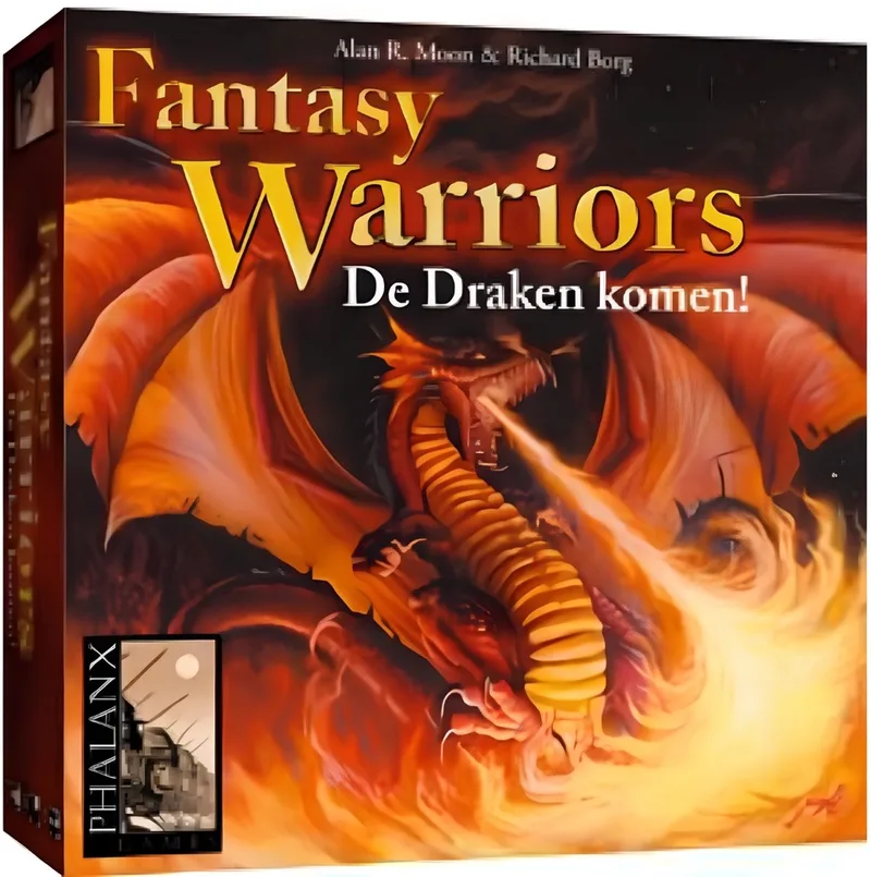 Fantasy Warriors; De Draken komen ! Kaartspel from 999 Games – box