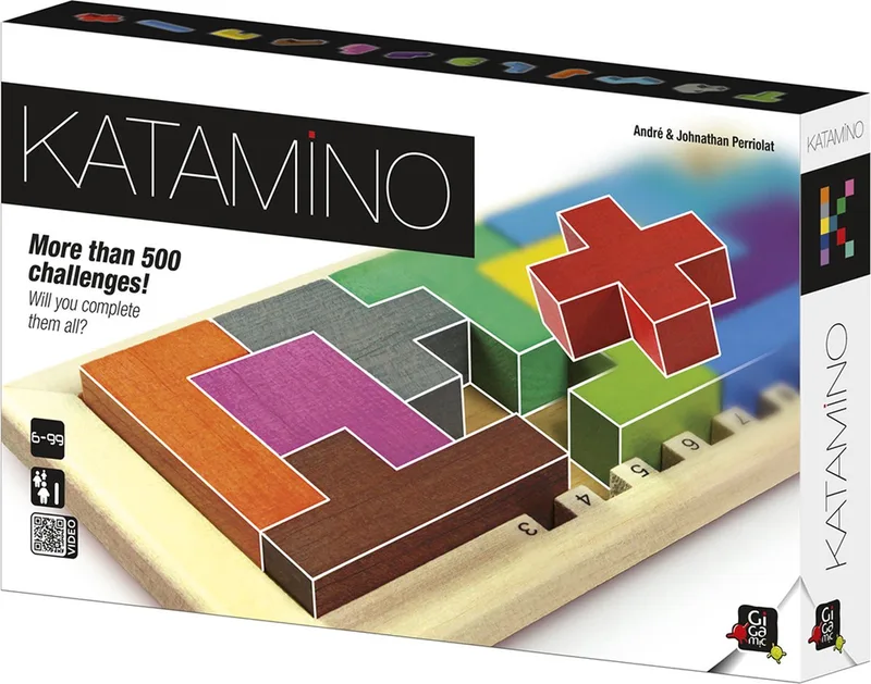 Gigamic - Katamino Classic - Puzzelspel voor 2 spelers - NL GB FR DE ES IT från 999 Games – kartong