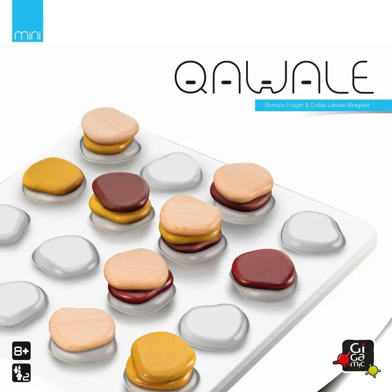 Gigamic - Qawale Mini - waar strategie en natuur samenkomen - Twee spelersspel fra 999 Games – æske