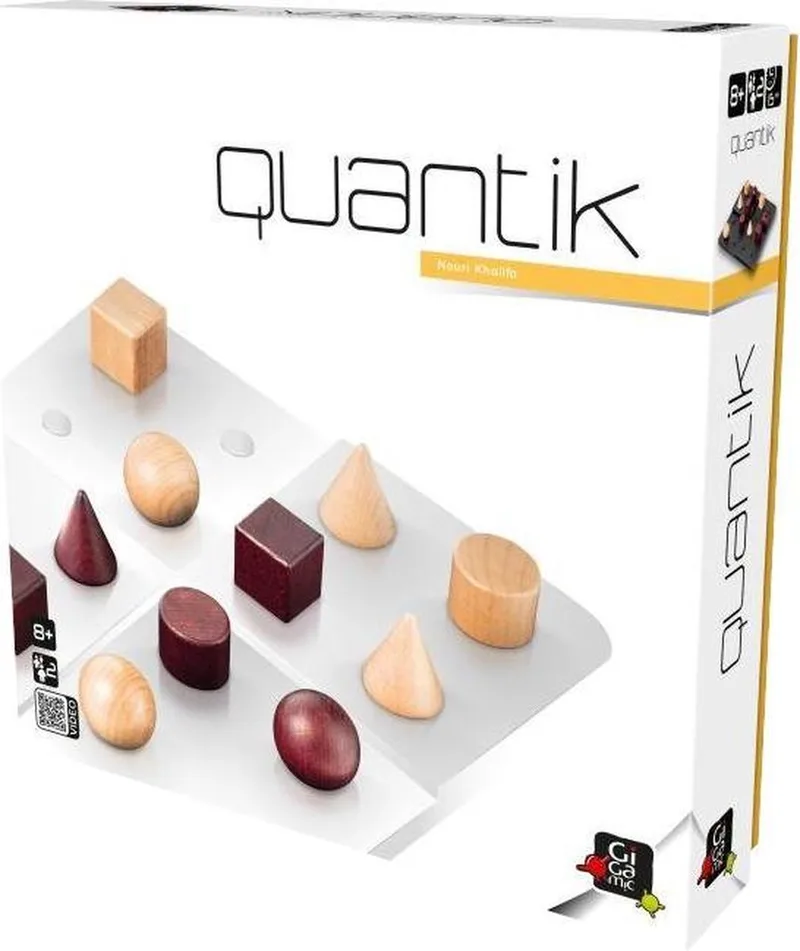 Gigamic - Quantik - Breinbreker - abstract strategisch puzzelspel voor 2 spelers fra 999 Games – æske