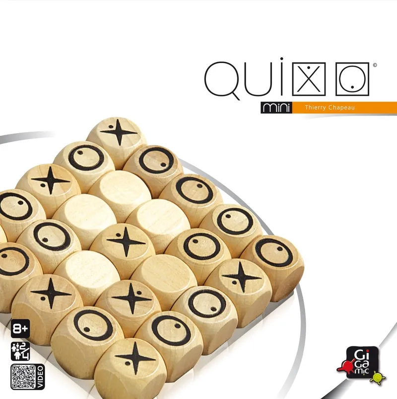 Gigamic - Quixo Mini - Abstract, tactisch bordspel - 2 spelers - NL GB FR DE ES IT from 999 Games – box