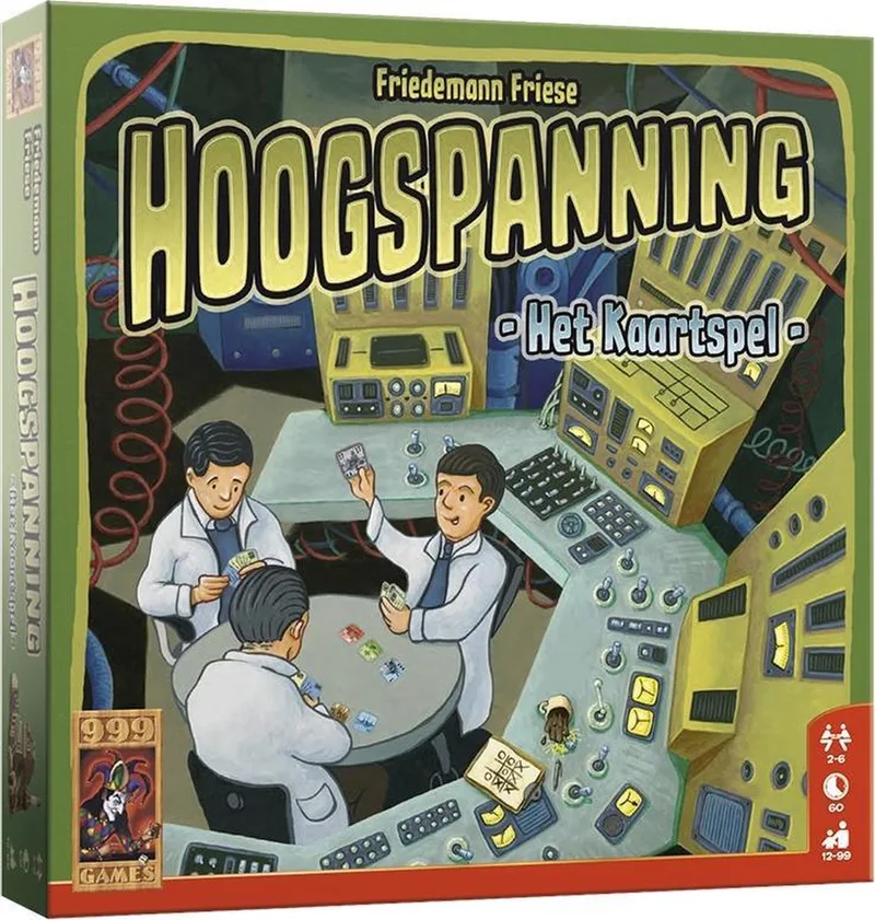 Hoogspanning: Het Kaartspel Kaartspel van 999 Games – doos