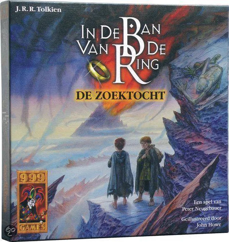 In de Ban van de Ring: De Zoektocht från 999 Games – kartong