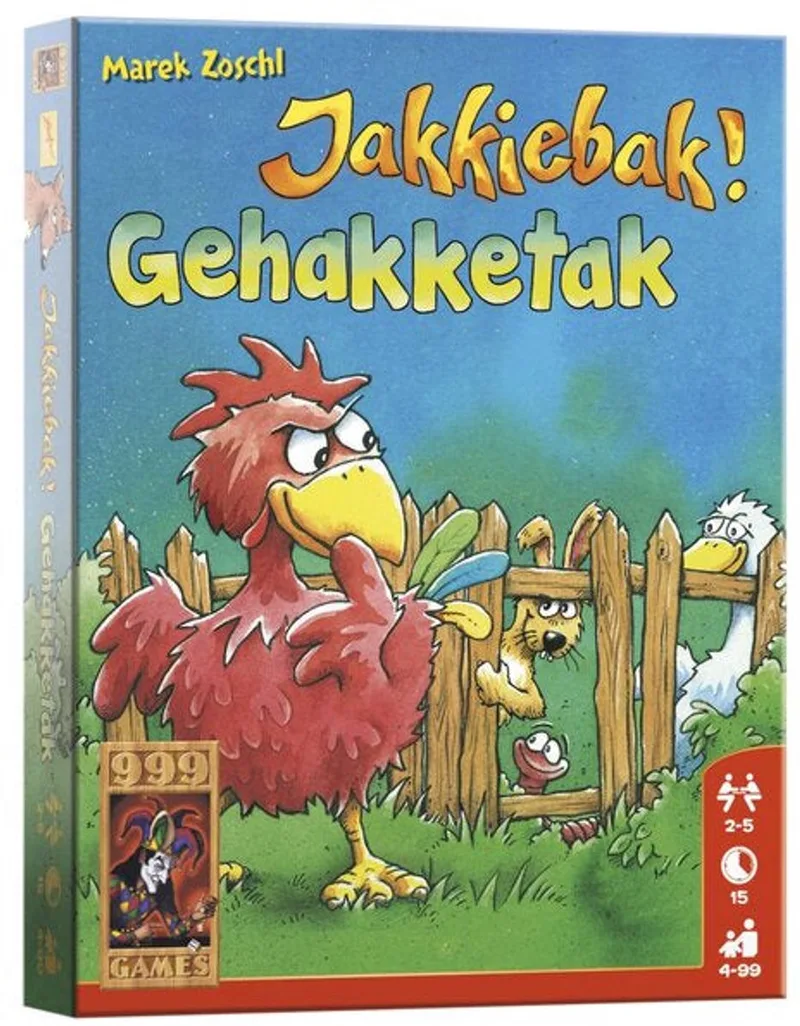 Jakkiebak! Gehakketak (4+) fra 999 Games – æske