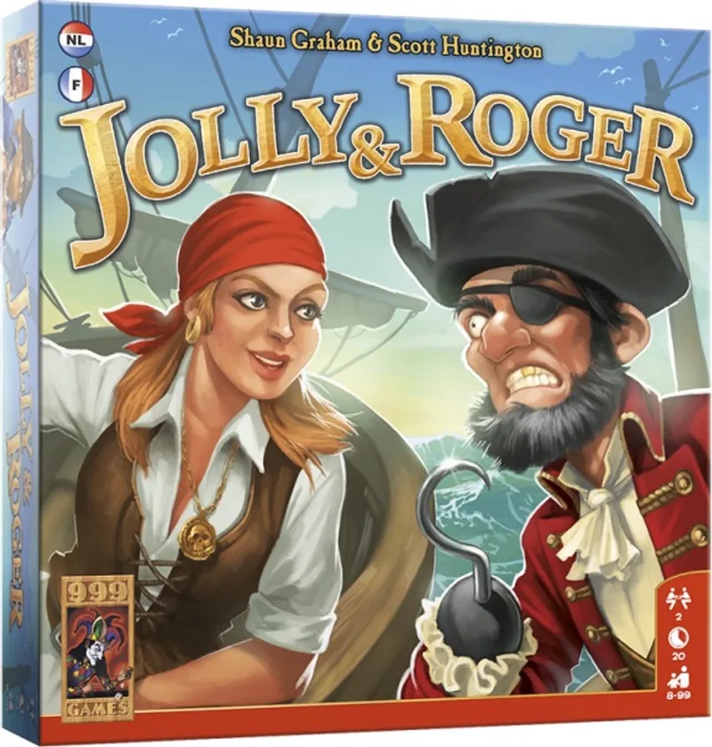 Jolly & Roger Kaartspel from 999 Games – box