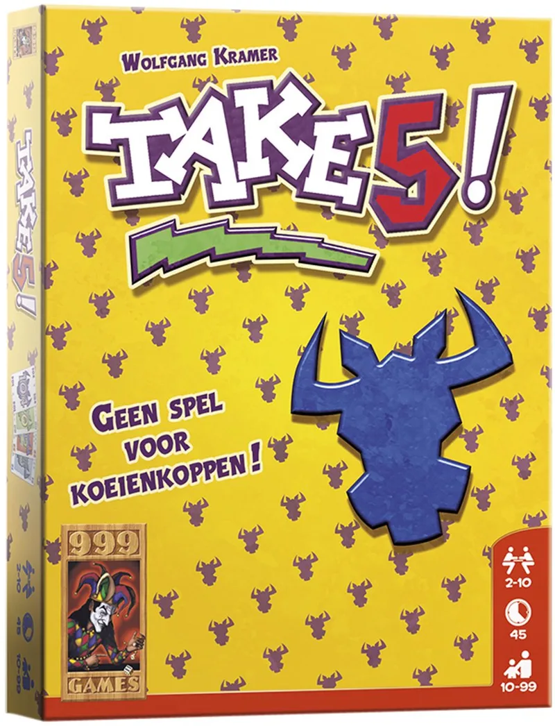 Kaartspel take 5! | 12 stuks from 999 Games – box