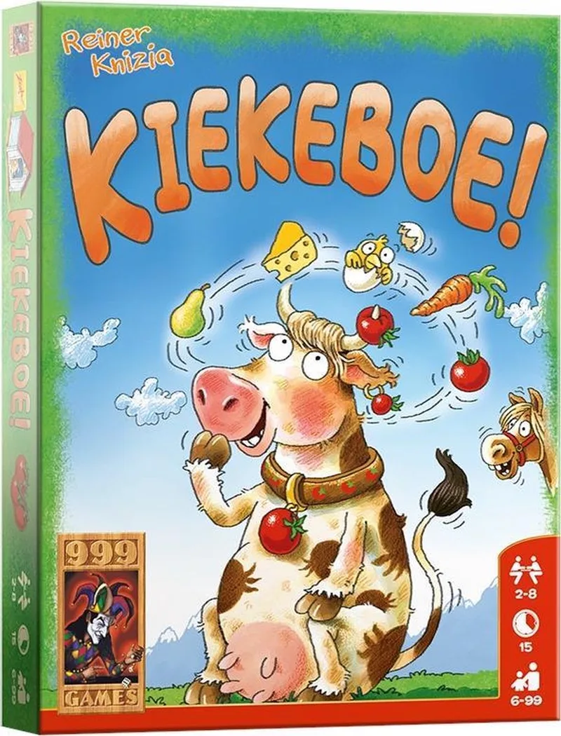 Kiekeboe! - Kaartspel - Chaos op de boerderij! from 999 Games – box