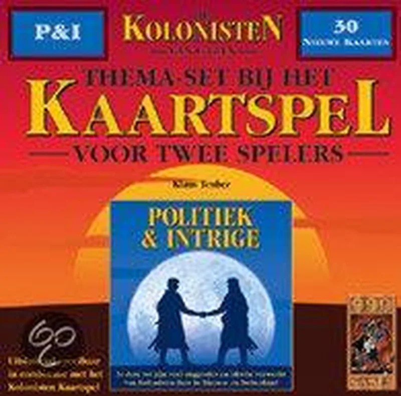 Kolonisten van Catan Kaartspel: Uitbreiding Politiek & Intrige von 999 Games – Schachtel