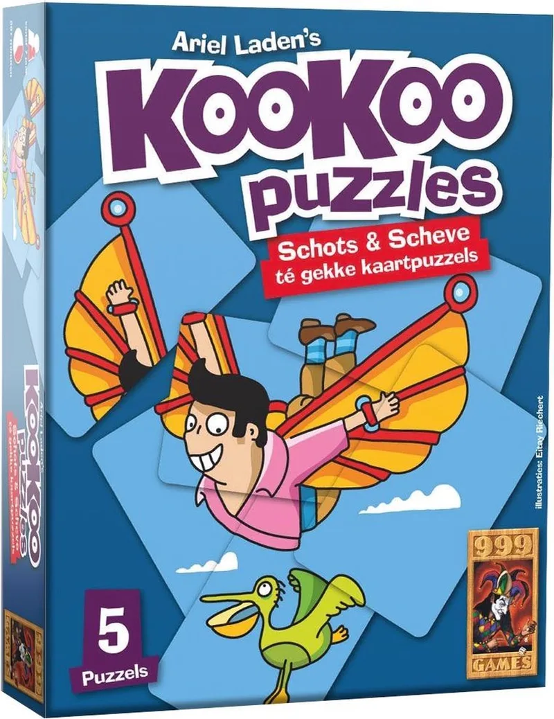 KooKoo Puzzle: Vliegen Kaartspel from 999 Games – box