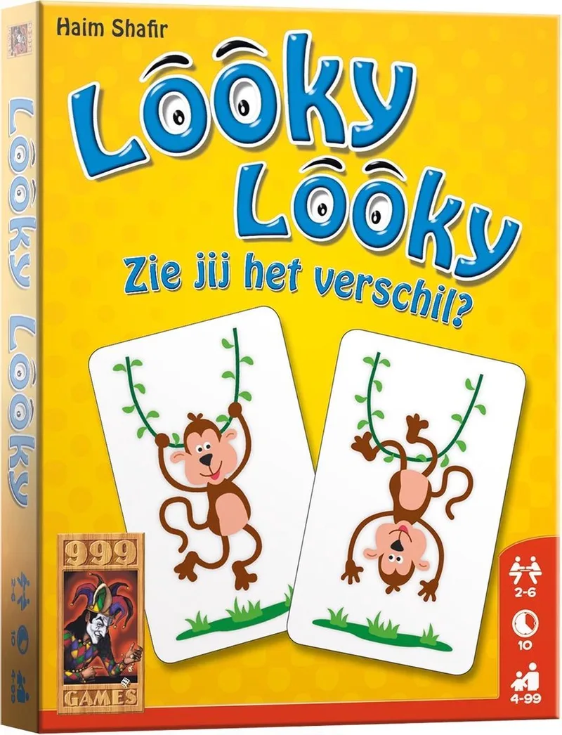 Looky Looky:Zie je het verschil? Kaartspel from 999 Games – box