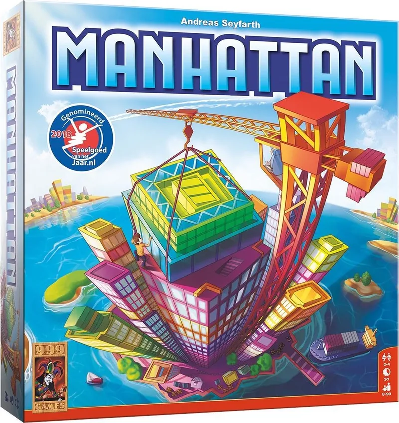 Manhattan Bordspel from 999 Games – box