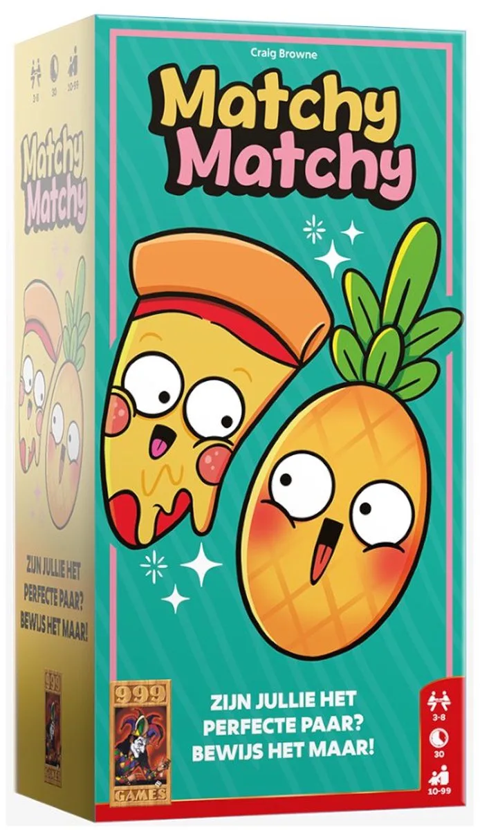 Matchy Matchy - Hilarisch partyspel voor maar liefst 8 spelers! from 999 Games – box