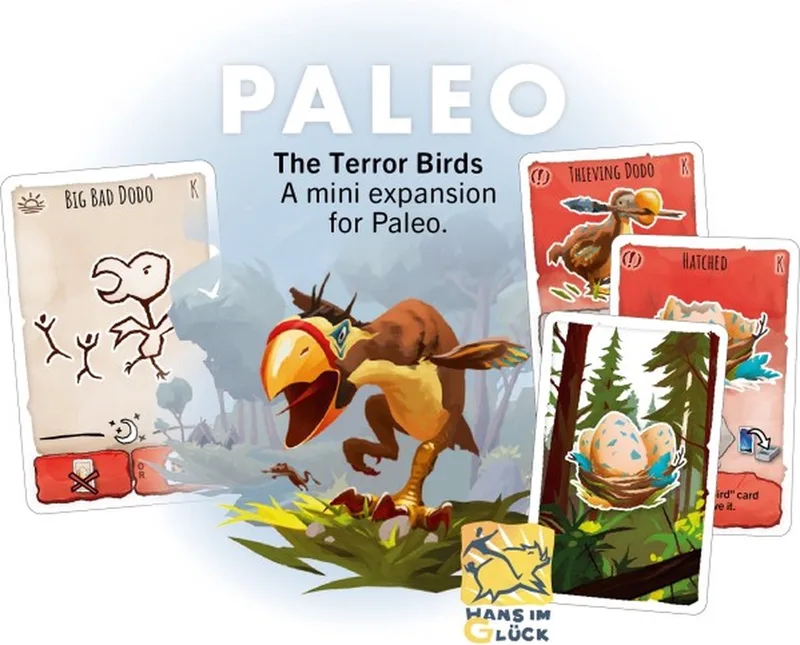 Paleo Mini Uitbreiding - De Terreurvogels from 999 Games – box