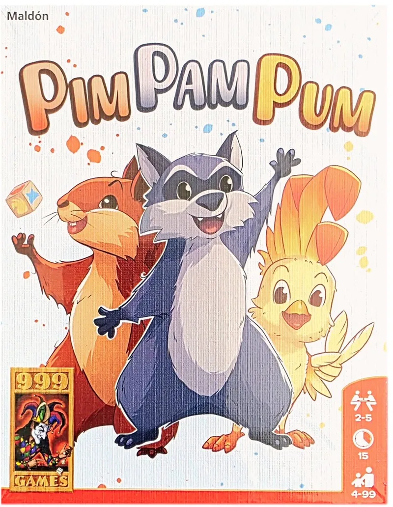 Pim Pam Pum - Kaartspel/Dobbenspel - Gezelschapsspel from 999 Games – box