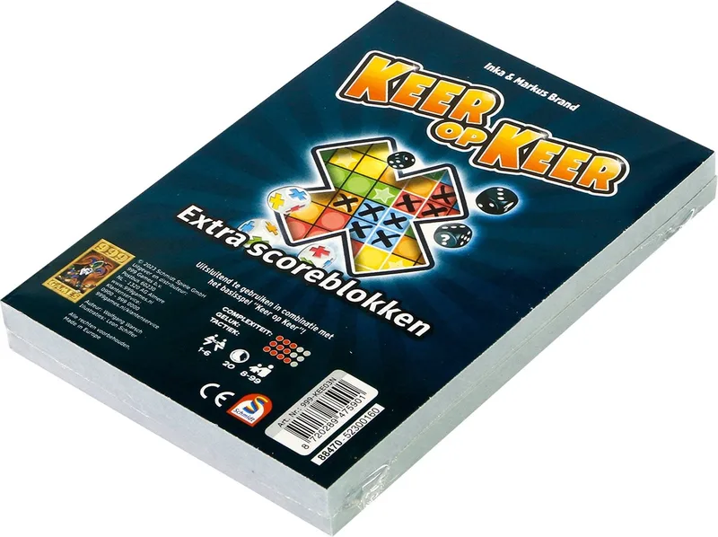 Scoreblokken - Keer op Keer - Twee stuks - Level 1 - Dobbelspel de 999 Games, édition Multi – boîte