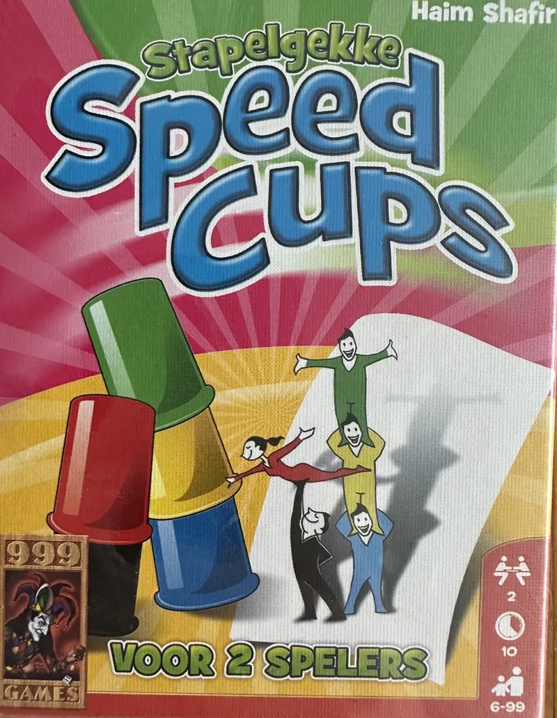 Stapelgekke Speed Cups 2 spelers Actiespel from 999 Games – box