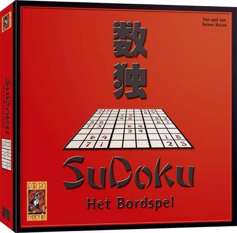 Sudoku Het Bordspel Breinbreker van 999 Games – doos