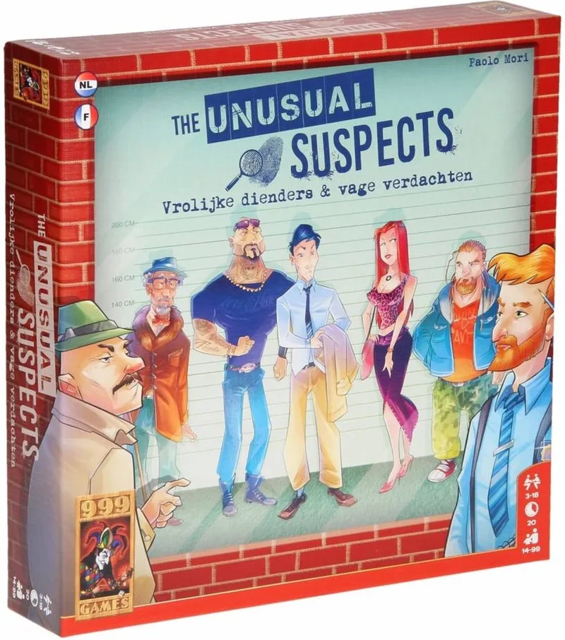 The Unusual Suspects Kaartspel from 999 Games – box