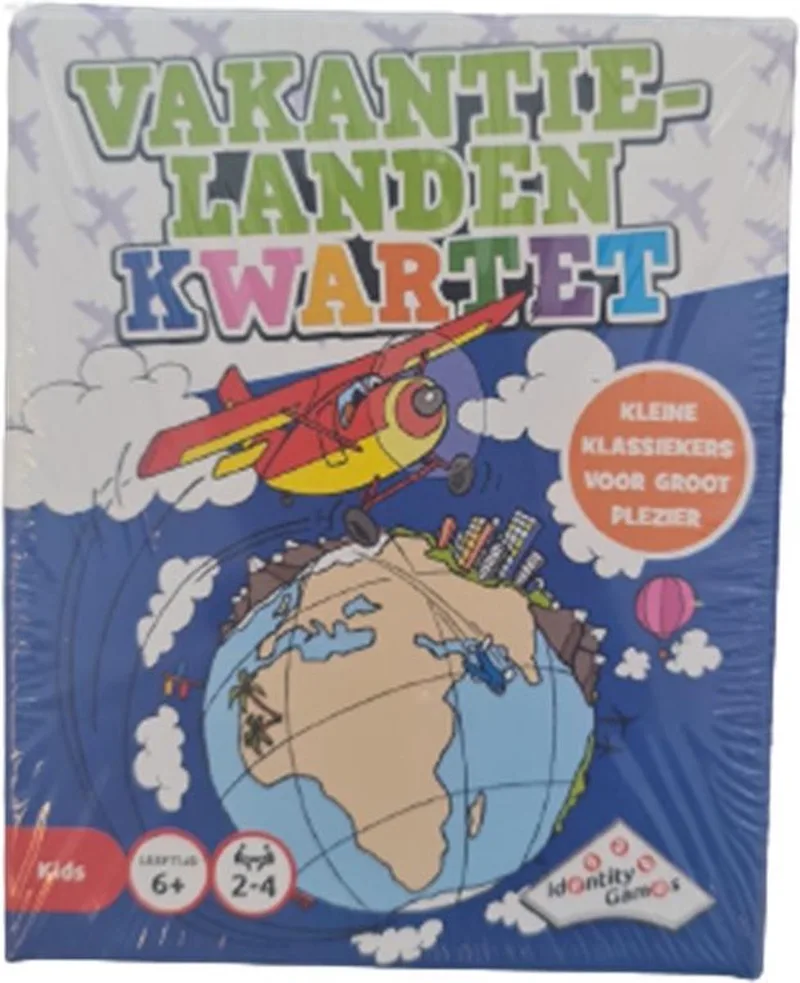 Vakantielanden Kwartet - Voor onderweg - 36 kaarten från 999 Games – kartong