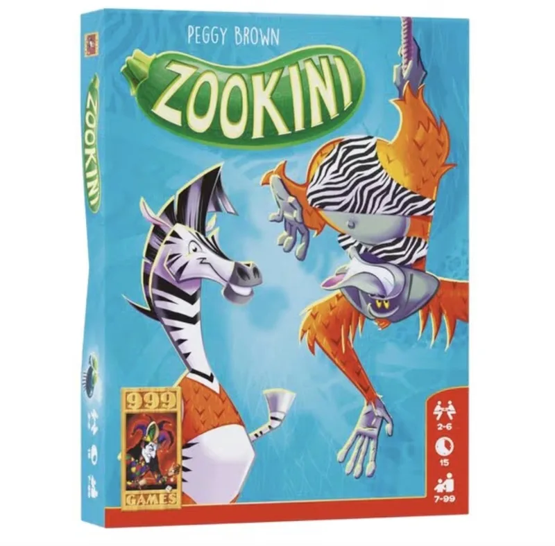 Zookini - Kaartspel - Gezelschapspel fra 999 Games – æske
