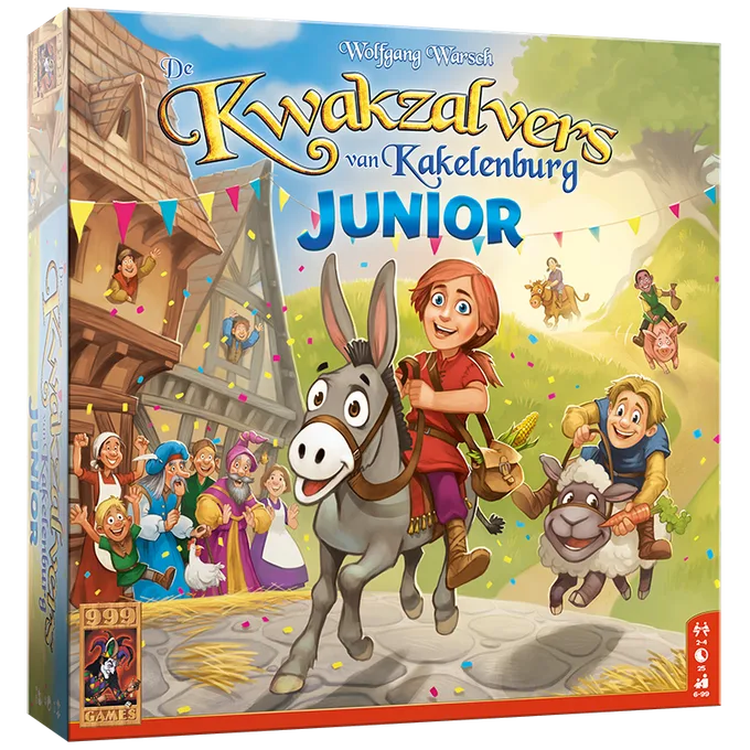 De Kwakzalvers van Kakelenburg Junior de 999 Games, édition NL – boîte