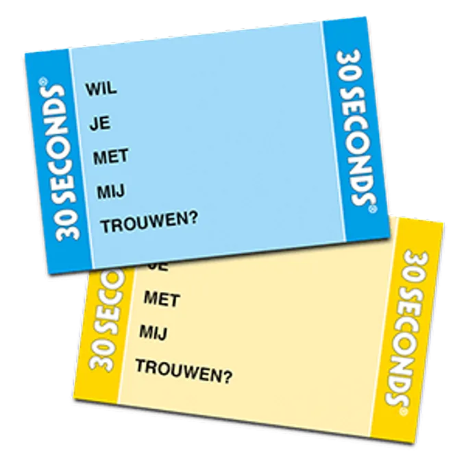 30 Seconds Huwelijksaanzoek från 999 Games, utgåva NL – kartong