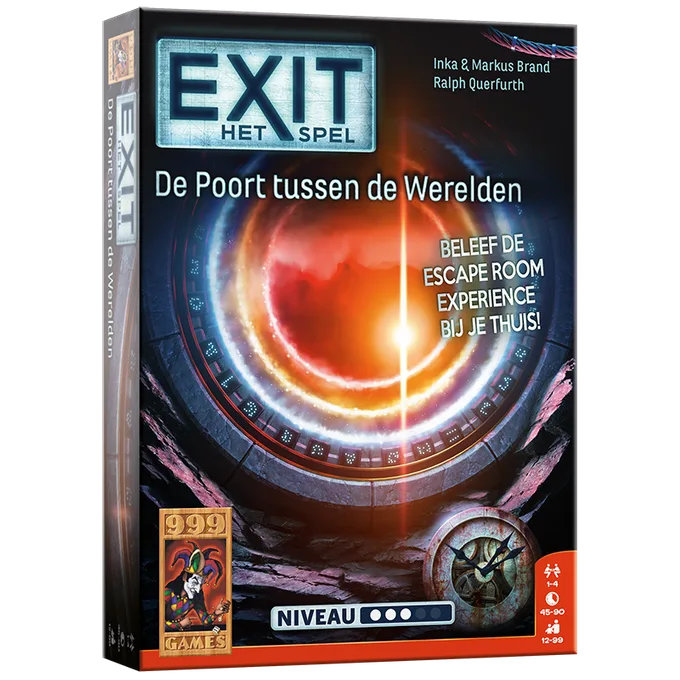 EXIT - De Poort tussen de werelden - Breinbreker fra 999 Games, NL-udgave – æske