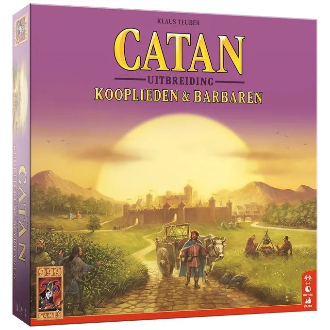 Catan: Uitbreiding Kooplieden & Barbaren from 999 Games, NL edition – box