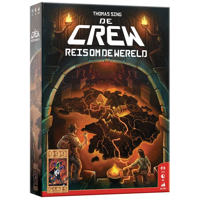 De Crew: Reis om de Wereld fra 999 Games, NL-udgave – æske
