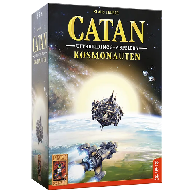 Catan: Uitbreiding Kosmonauten 5/6 from 999 Games, NL edition – box