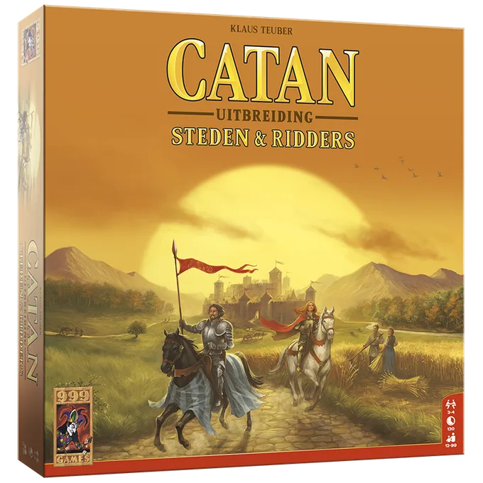 Catan: Uitbreiding Steden en Ridders from 999 Games, NL edition – box