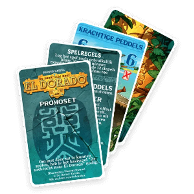 De Zoektocht naar El Dorado -Promopack Verrekijker fra 999 Games, NL-udgave – æske