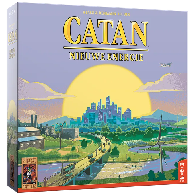 CATAN: Nieuwe Energie fra 999 Games, NL-udgave – æske